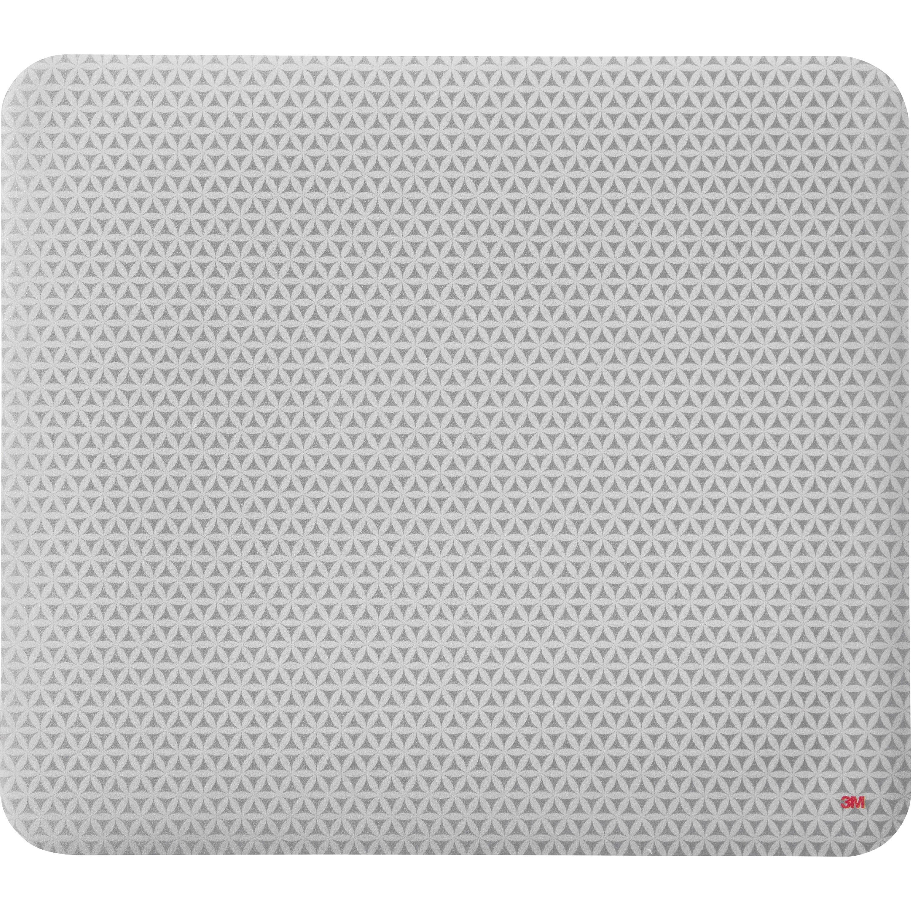 3M Precise Mouse Pad - Gray Bitmap - 0.30" Height x 8" Width - Foam - 1 Each