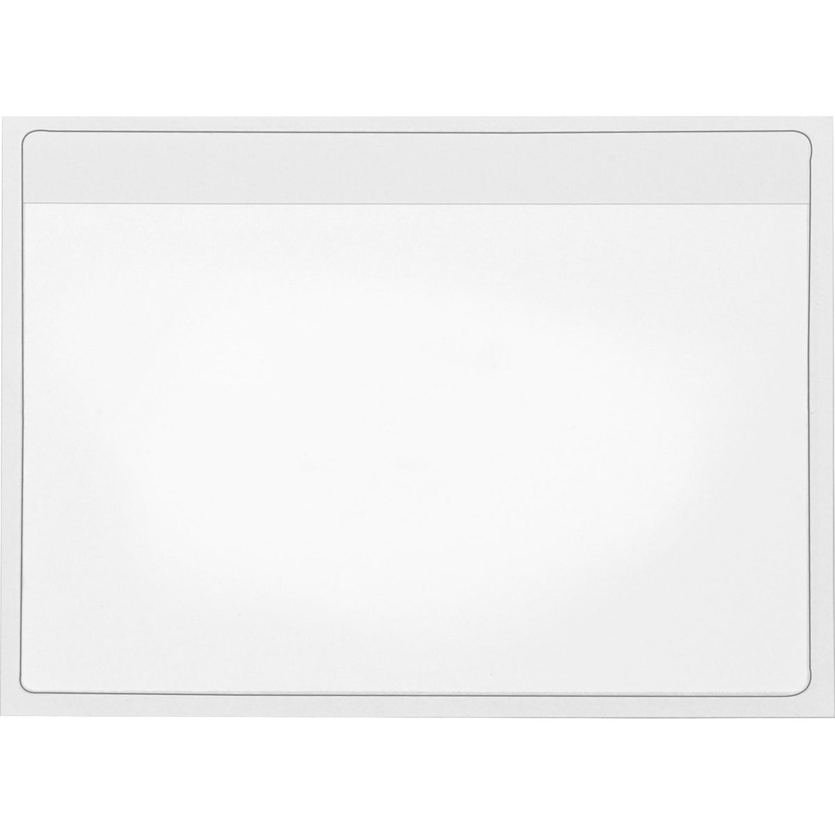 Cardinal®  HOLD IT Self-Adhesive Polypropylene Pockets - 4.5" Height x 6.3" Width x 100 mil Thickness - 1 x Card Capacity - For 6" x 4" Sheet - Ring Binder - Rectangular - Clear - Polypropylene - 100 / Box