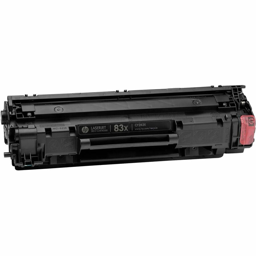 HP 83X (CF283X) Original High Yield Laser Toner Cartridge - Single Pack - Black - 1 Each - Alternate-Image1