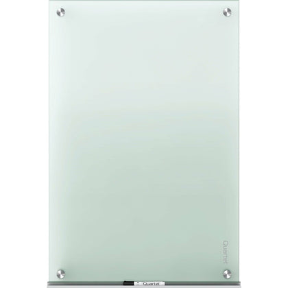Quartet Infinity Glass Whiteboard - 24x18 Frost Tempered Surface - Dry Erase Boards