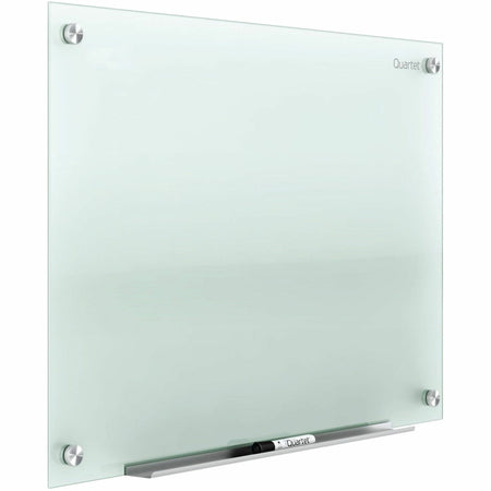 Quartet Infinity Glass Dry-Erase Whiteboard - 96" (8 ft) Width x 48" (4 ft) Height - Frost Tempered Glass Surface - Horizontal/Vertical - 1 Each
