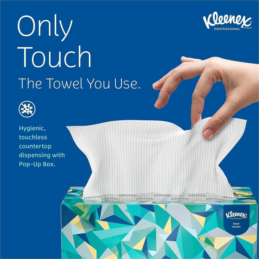 Kleenex Hand Towels with Premium Absorbency Pockets in a Pop-Up Box - Alternate-Image5