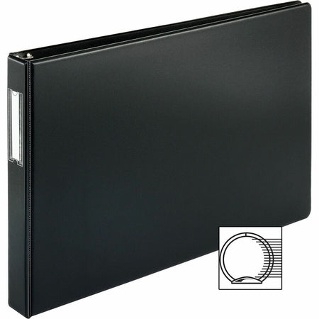 Business Source Tabloid-size Round Ring Reference Binder - Alternate-Image2