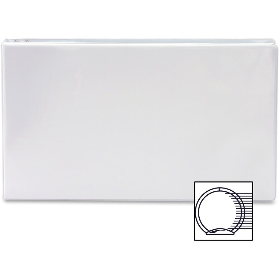 Business Source Tabloid-size Round Ring Reference Binder - Front