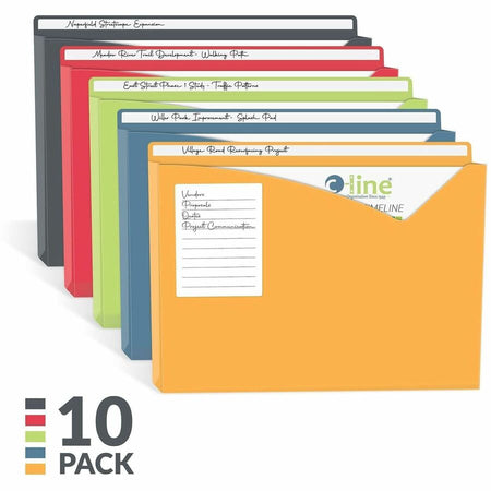 C-Line Full Tab Cut Letter File Jacket - Alternate-Image1