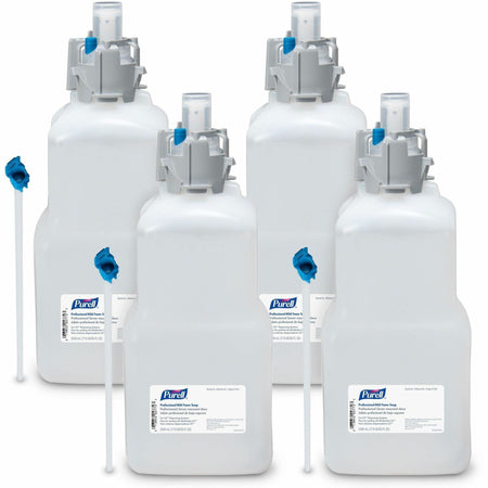 PURELL® Professional Mild Foam Soap Refill - 2.43 Quart - Kills Germs - Fragrance Dye Paraben Phthalate-Free - 4/Carton