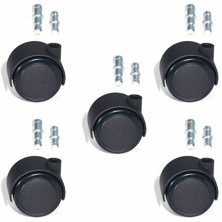 Lorell Premium Soft Dual-Wheel Casters Set - 2000