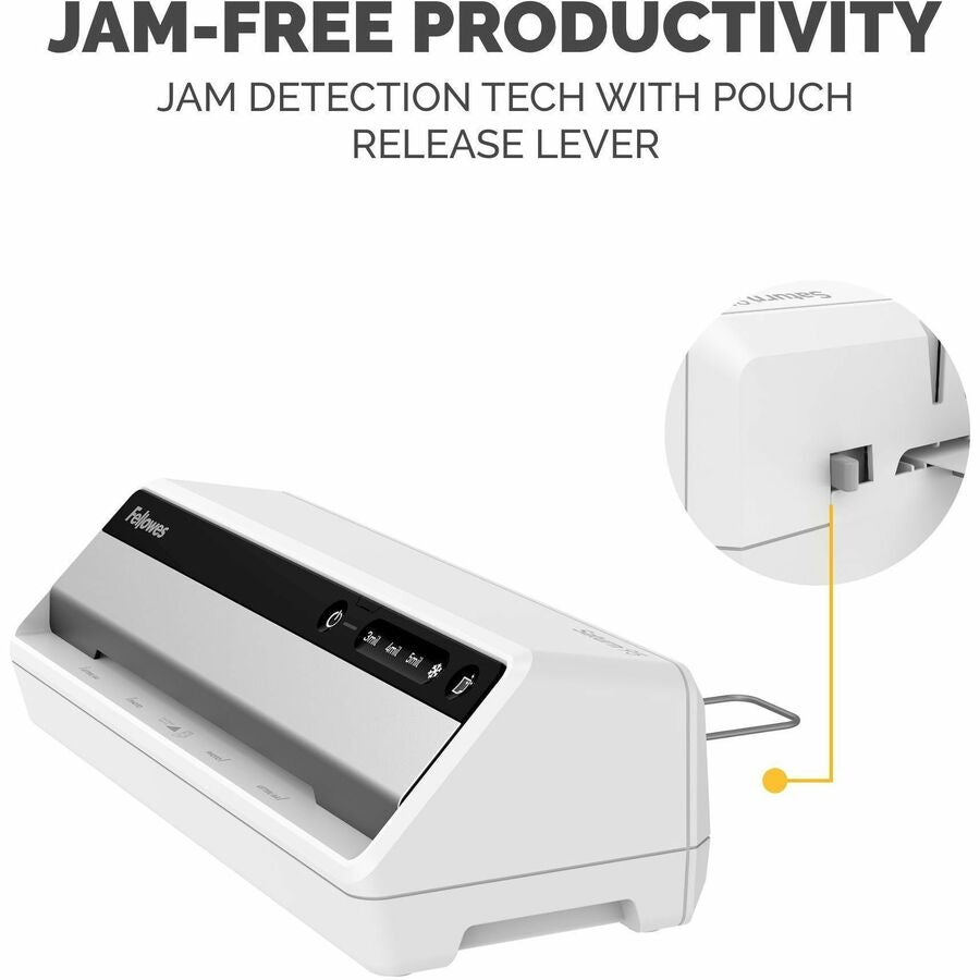 Fellowes Saturn3i 95 Laminator & Pouch Starter Kit - Pouch - 9.50" Lamination Width - 5 mil Lamination Thickness - 4.1" Height x 17.2" Width x 5.5" Depth