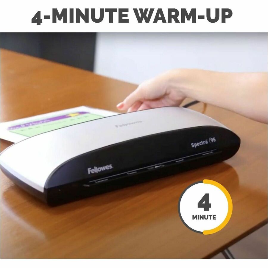 Fellowes Spectra 95 Laminator: Pouch, 9.50" Width, 5 mil Thickness