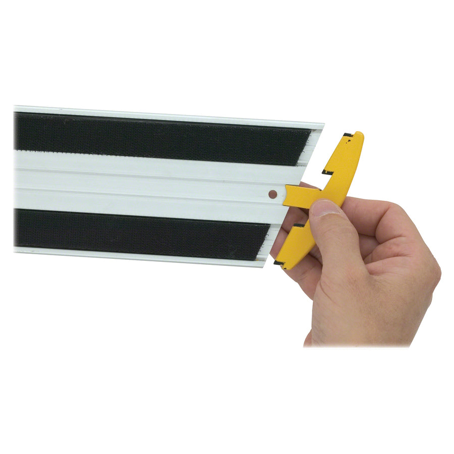 Rubbermaid Commercial Quick Connect Wet/Dry Frame - Lightweight - Yellow - Aluminum - 1 Each