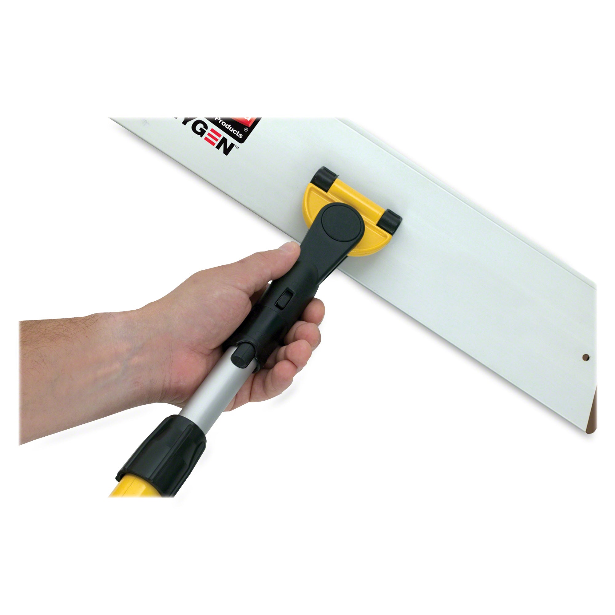 Rubbermaid Commercial Quick Connect Wet/Dry Frame - Lightweight - Yellow - Aluminum - 1 Each