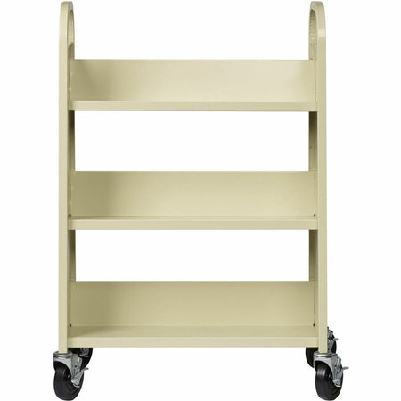 Lorell Single-sided Book Cart - Alternate-Image2