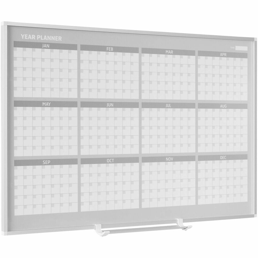 MasterVision 48" 12-month Calendar Planning Board - Right