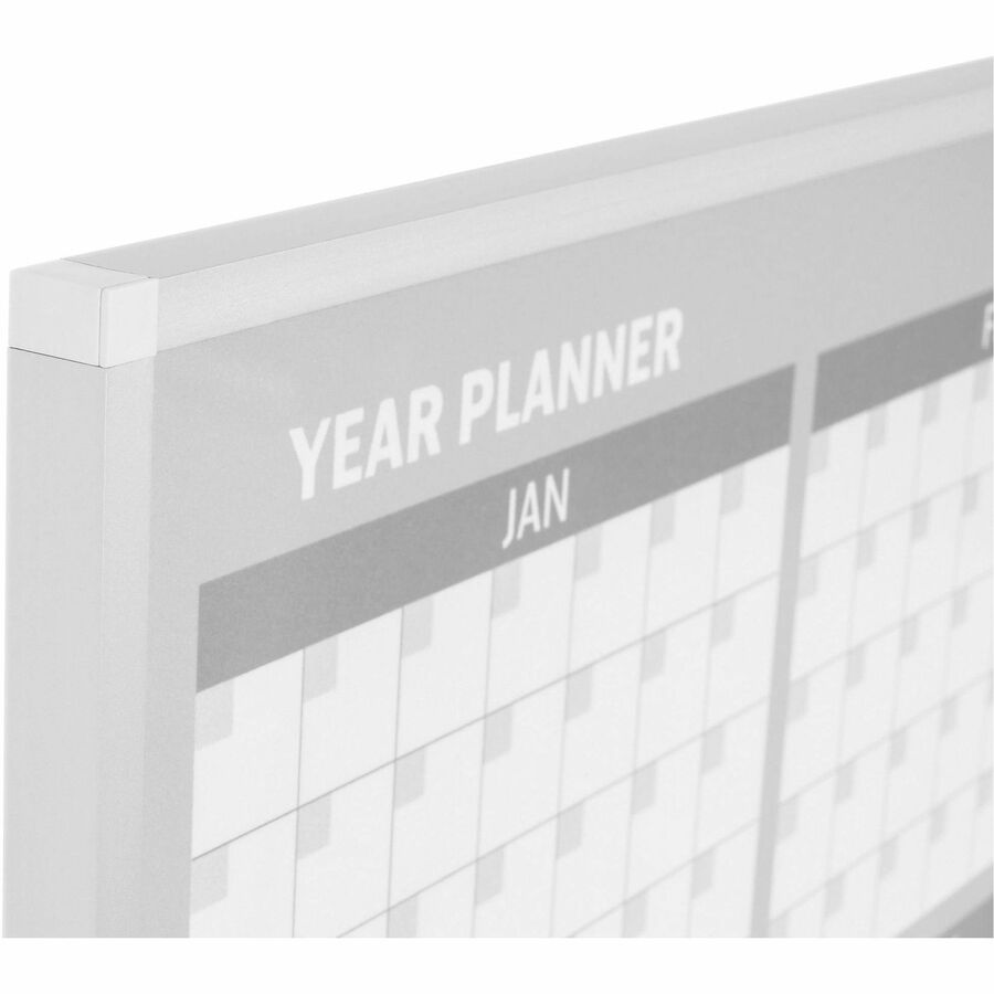 MasterVision 48" 12-month Calendar Planning Board - Left
