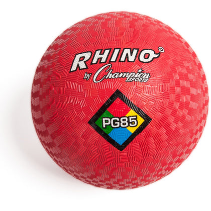 Champion Sports Playground Ball - 8.50’’ Nylon Red - 1 Each - Equipment
