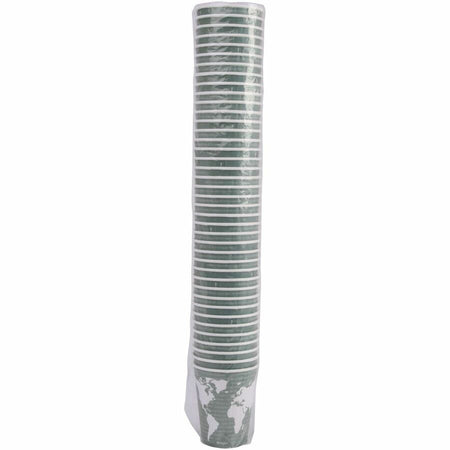 Eco-Products 12 oz World Art Insulated Cups - Green - 600/Carton