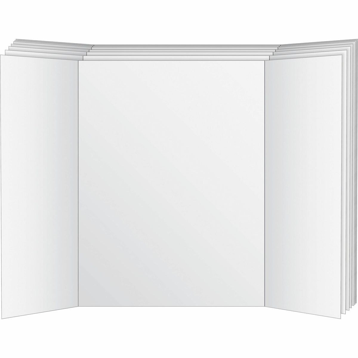 Geographics Royal Brites Project Board - 48" (4 ft) Width x 36" (3 ft) Height - White Surface - Rectangle - 6/Pack - 3 / Carton