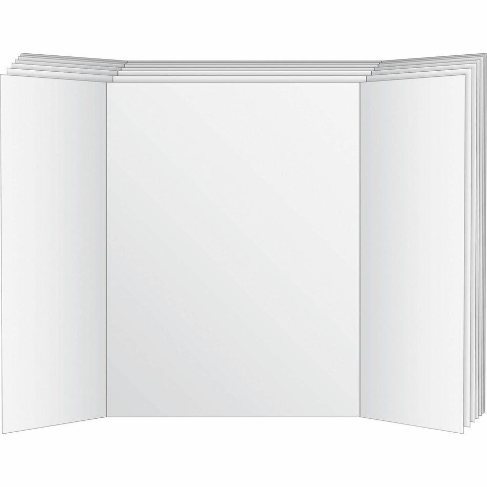 Geographics Royal Brites Project Board - 48" (4 ft) Width x 36" (3 ft) Height - White Surface - Rectangle - 6/Pack - 3 / Carton