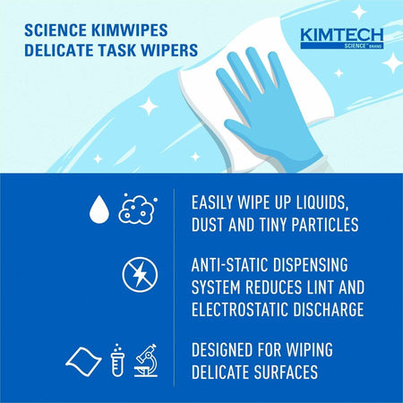 KIMTECH Science Kimwipes Delicate Task Wipers - Top