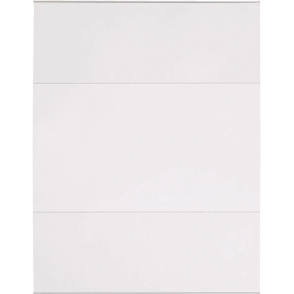 Lorell Cubicle Frame - 8.50" Holding Width x 11" Holding Height - Rectangular Shape - Wall Mountable - Wall, File Cabinet, Locker, Cubicle - Acrylic - 1 Each