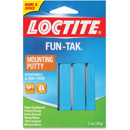 Loctite Fun Tak Mounting Putty - Blue - Moisture Resistant - For Multipurpose - 1 Each