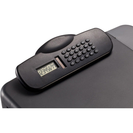 Officemate Portable Storage Clipboard with Calculator - Top