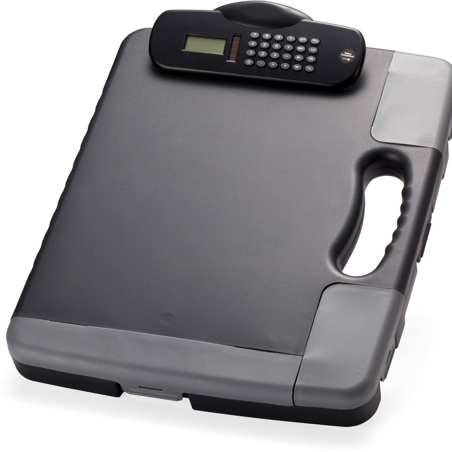 Officemate Portable Storage Clipboard with Calculator - Left