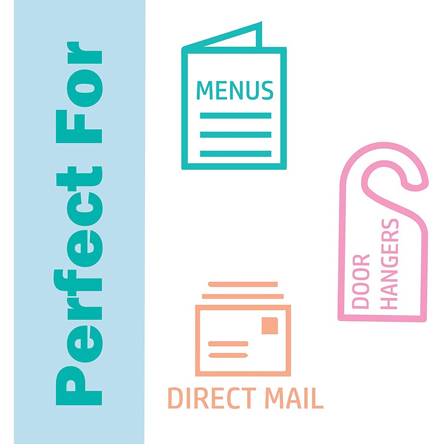 Springhill Multipurpose Cardstock - White - 92 Brightness - Letter - 8 1/2" x 11" - 110 lb Basis Weight - Smooth, Hard - Acid-free - White - 250 / Pack