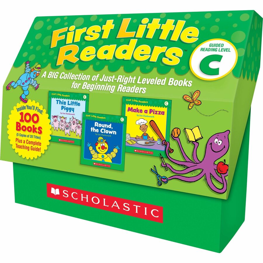 Scholastic Res. Level C 1st Little Readers Book Set Printed Book by Liza Charlesworth - Scholastic Teaching Resources Publication - 2010 September 01 - Book - Grade Preschool-2 - English - 5 Copies of 20 Titles/Set