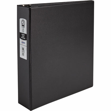 Avery® Economy Binder: 2’’ Capacity 375 Sheets Black Vinyl Round Rings - Ring Binders