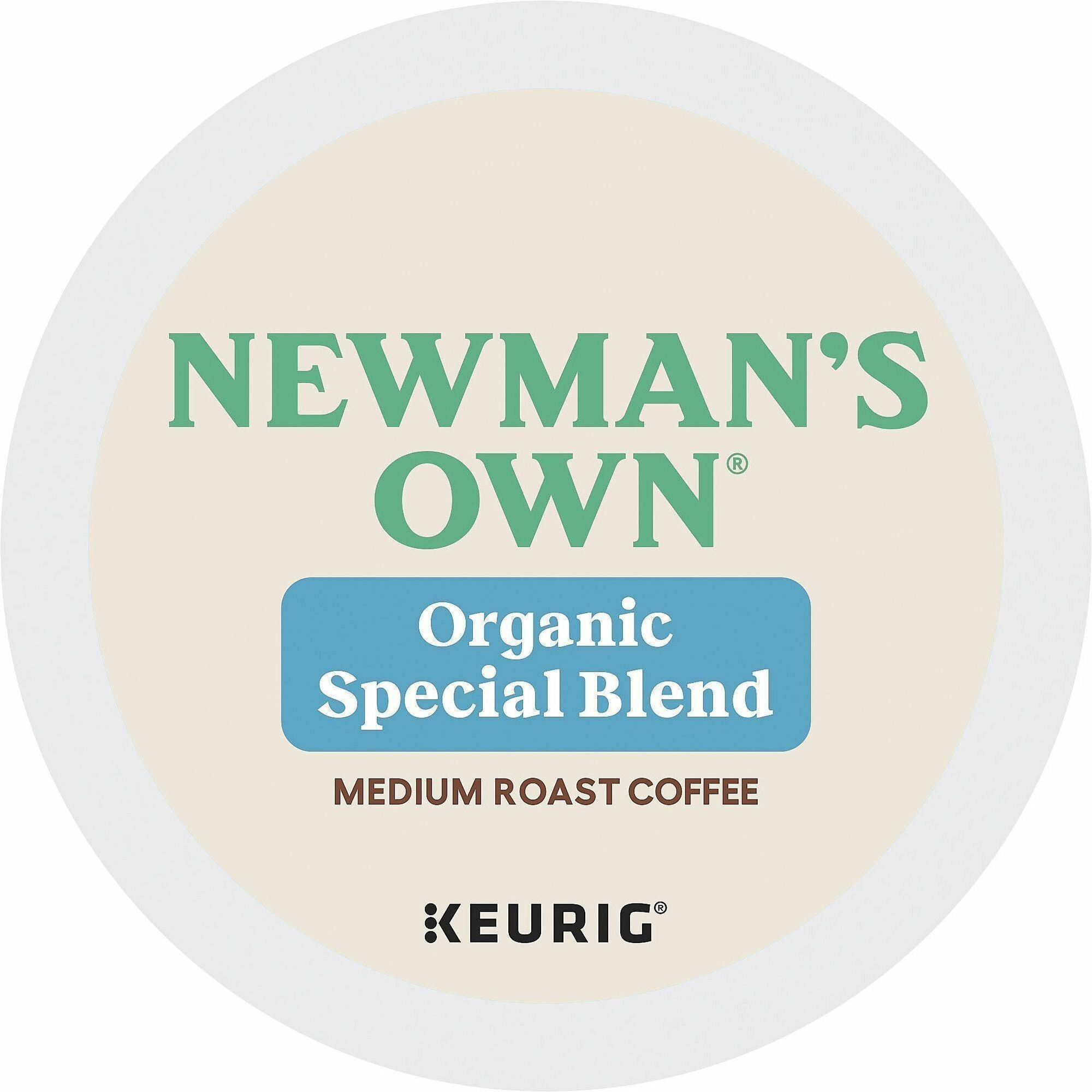 Newman's Own® Organics K-Cup Special Blend Coffee - Compatible with Keurig Brewer - Regular - Dark - K-Cup - Newman's Special Blend - 24/Box - 4 / Carton