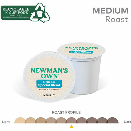 Newman’s Own® Organics Special Blend Coffee K-Cups - Dark Roast - 24/Box