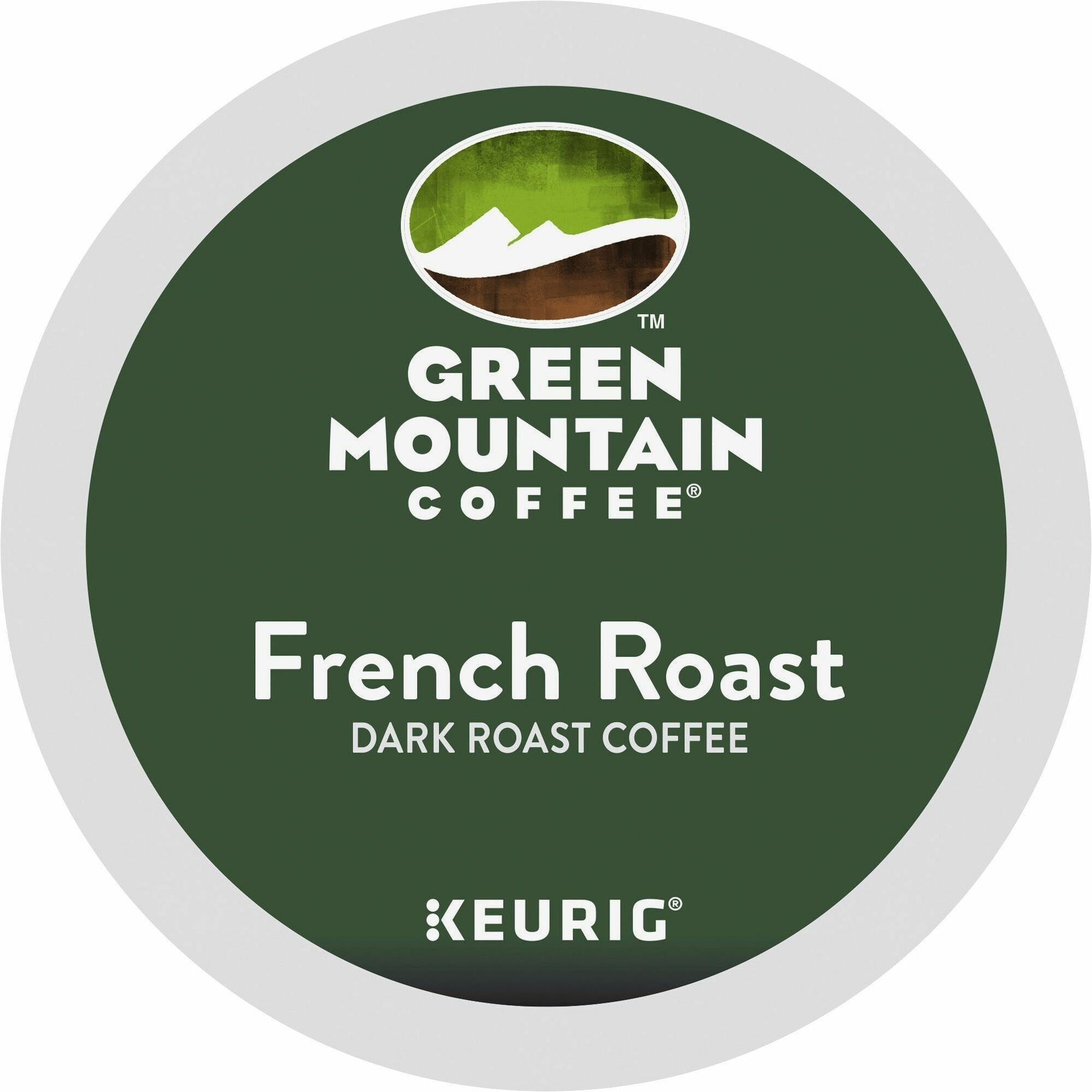 Green Mountain French Roast K-Cup Coffee - Bold Dark - 24/Box