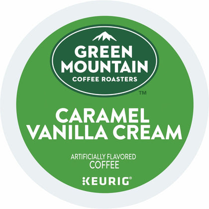 Green Mountain Coffee Roasters® Caramel Vanilla Cream K-Cup - Light Roast - 24/Box 4/Carton
