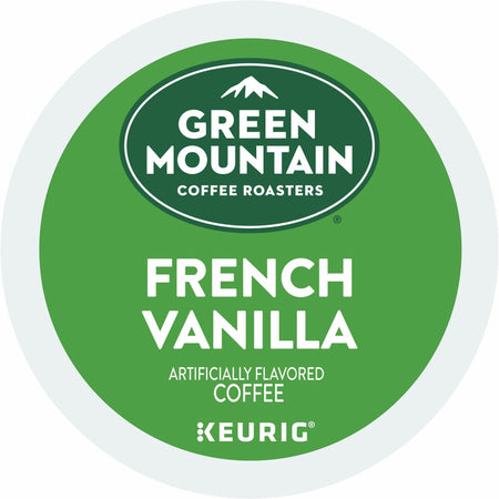 Green Mountain French Vanilla Coffee K-Cups - Light Roast - 24/Box - 4/Carton