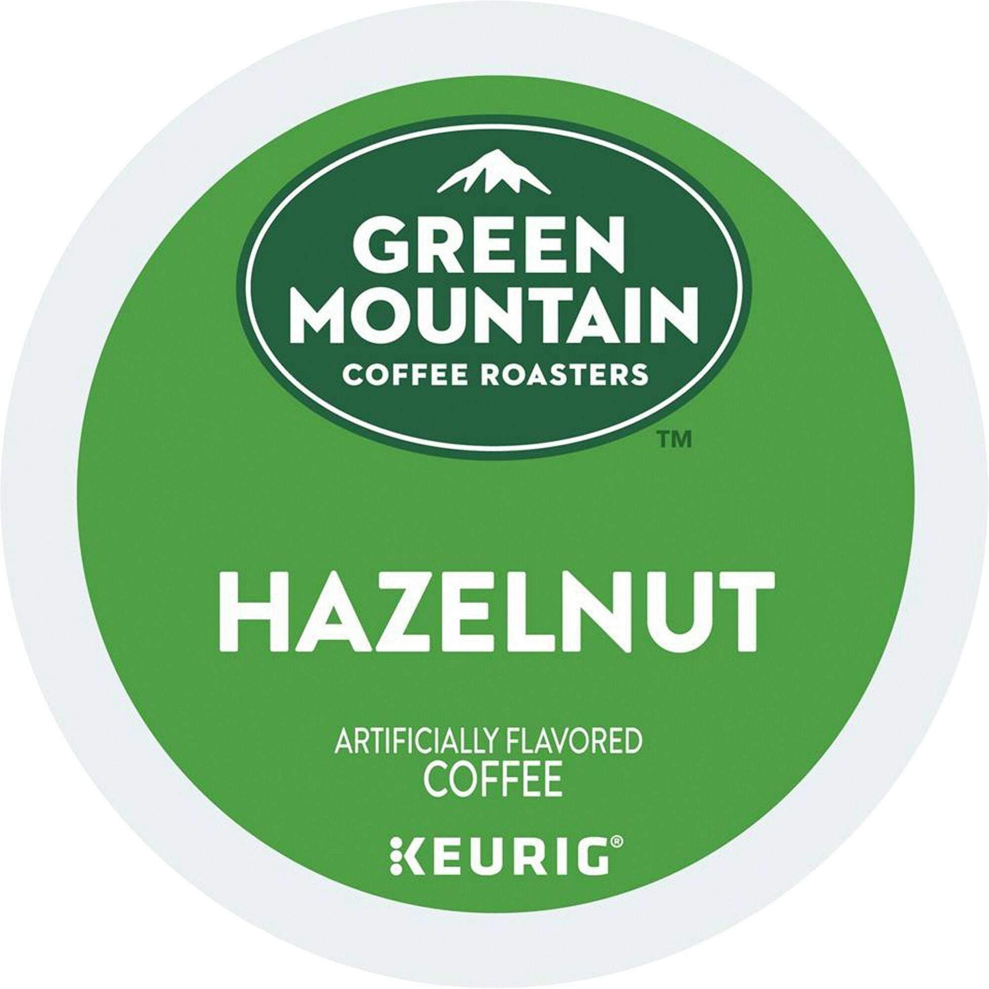 Green Mountain Hazelnut Coffee K-Cups - Light Roast - 24/Box - 4/Carton