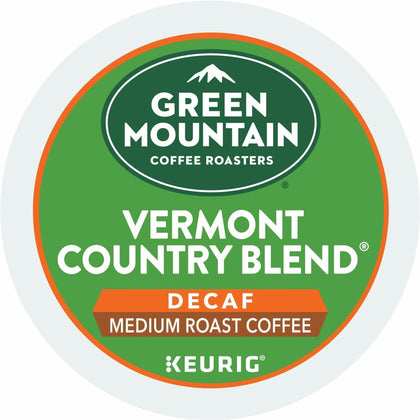 Green Mountain Coffee Roasters® Vermont Country Blend Decaf K-Cups - Medium Roast - 24/Box 4/Carton