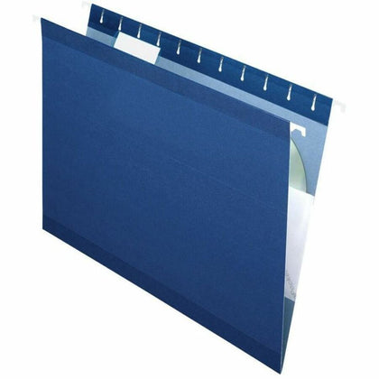 Pendaflex Recycled Hanging Folders - Navy 1/5 Tab Cut - Durable & Reinforced - Accessories