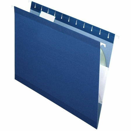 Pendaflex Recycled Hanging Folders - Navy 1/5 Tab Cut - Durable & Reinforced - Accessories