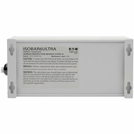 Tripp Lite Isobar Premium Surge Protectors - Gray 6 Outlets - Reliable Protection - Power Cords &
