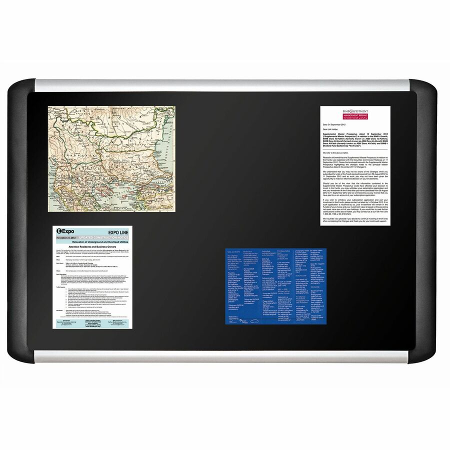 MasterVision MVI SoftTouch Deluxe Bulletin Board - Alternate-Image2