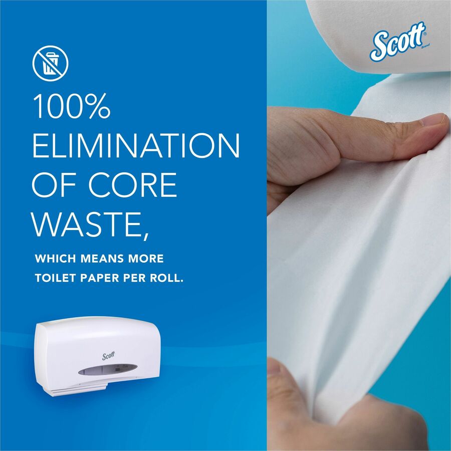Scott Essential Coreless Jumbo Roll Toilet Paper Dispenser - Left