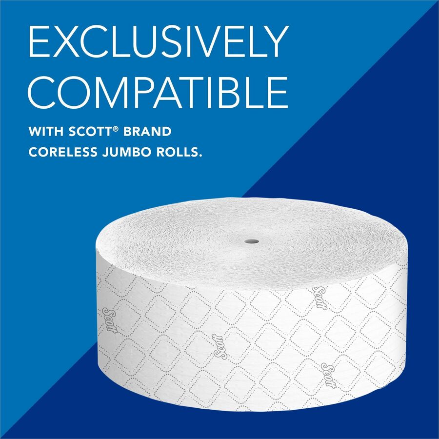 Scott Essential Coreless Jumbo Roll Toilet Paper Dispenser - Bottom