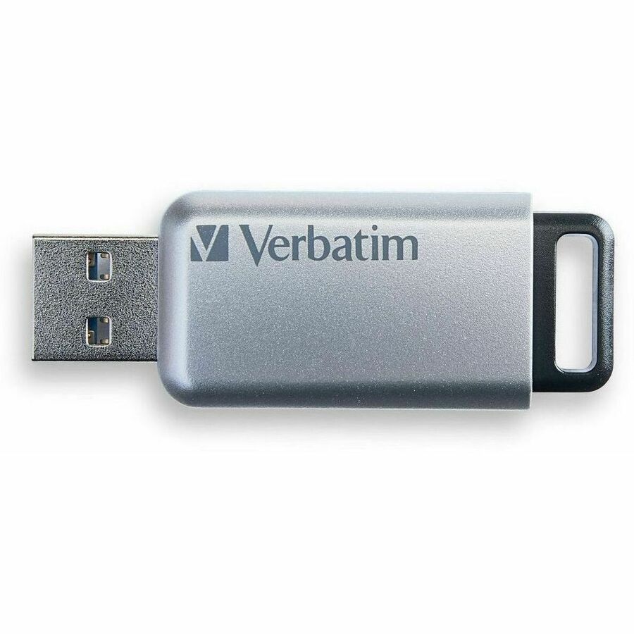 Verbatim Store 'n' Go Secure Pro USB 3.0 Drive - 32 GB - USB 3.0 - Silver - 256-bit AES - Lifetime Warranty - 1 Each - TAA Compliant