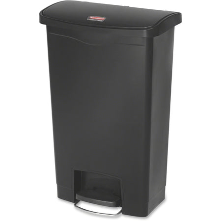 Rubbermaid Commercial Slim Jim 13G Front Step Can - 13 gal Capacity - Waste Containers & Lids