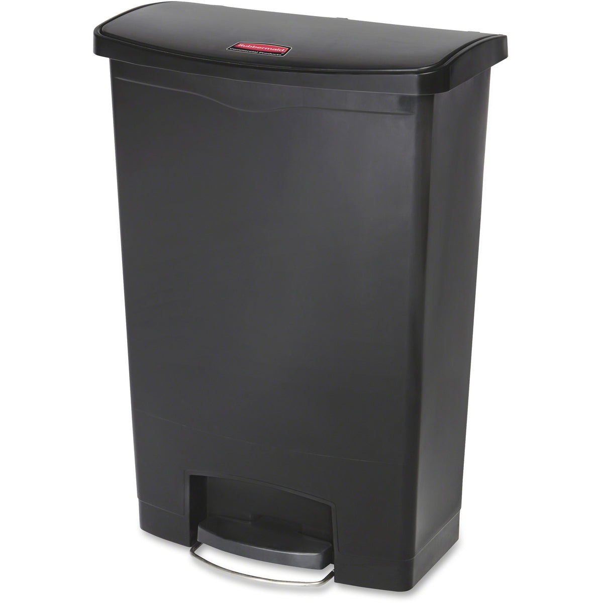 Rubbermaid Commercial Slim Jim 24G Front Step Can - 24 gal Capacity - Waste Containers & Lids