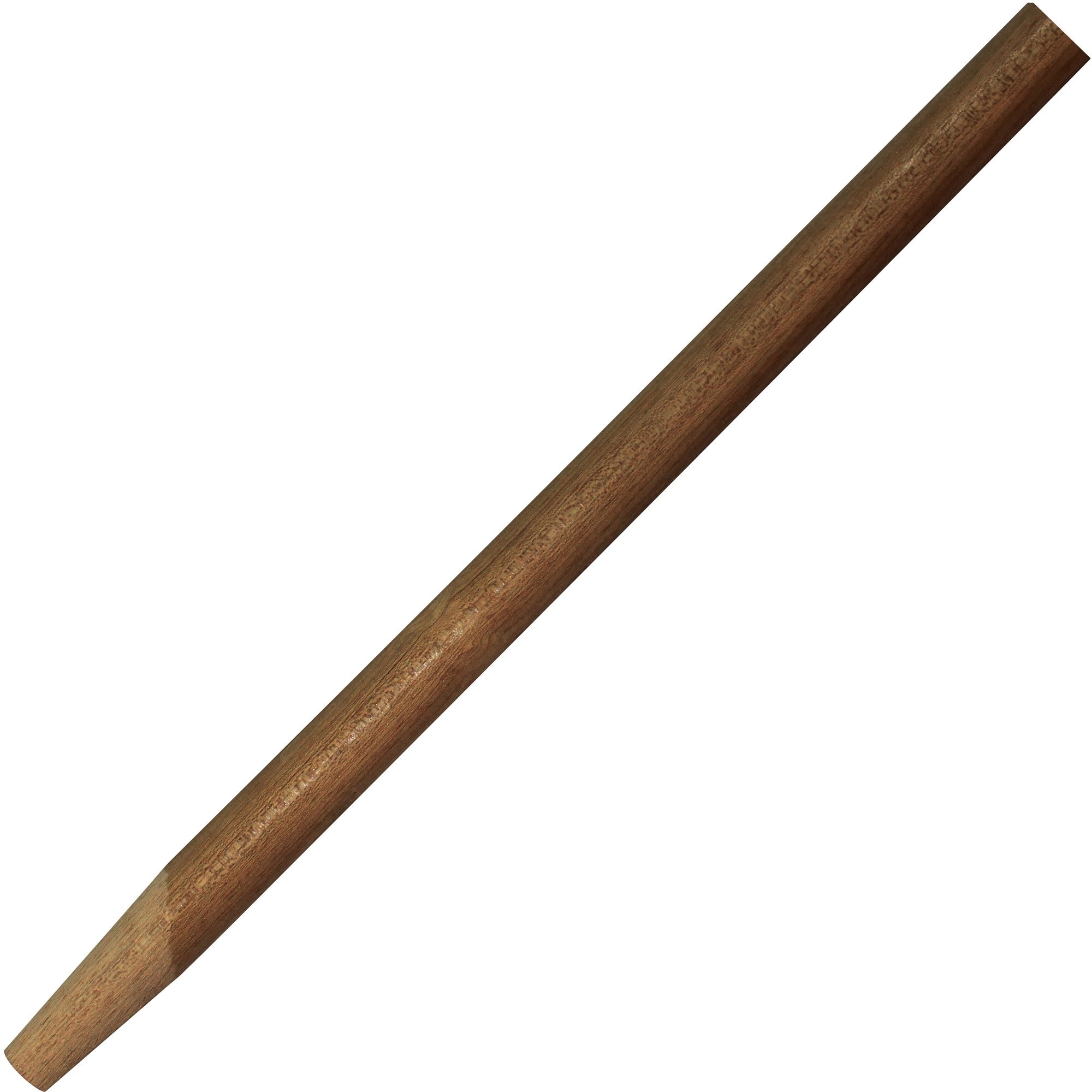 Genuine Joe Squeegee Handle - 60" Length x 1" Diameter - Natural - Wood - 1 Each