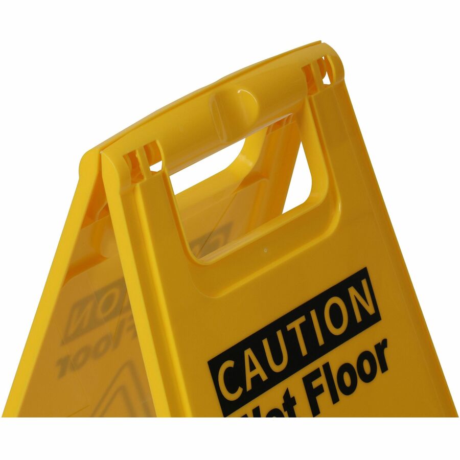 Genuine Joe Universal Graphic Wet Floor Sign - Top