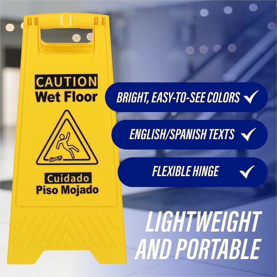 Genuine Joe Universal Graphic Wet Floor Sign - Alternate-Image6