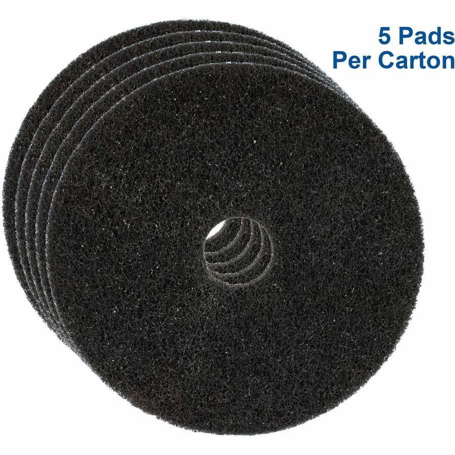 Genuine Joe Black Floor Stripping Pad - Alternate-Image2